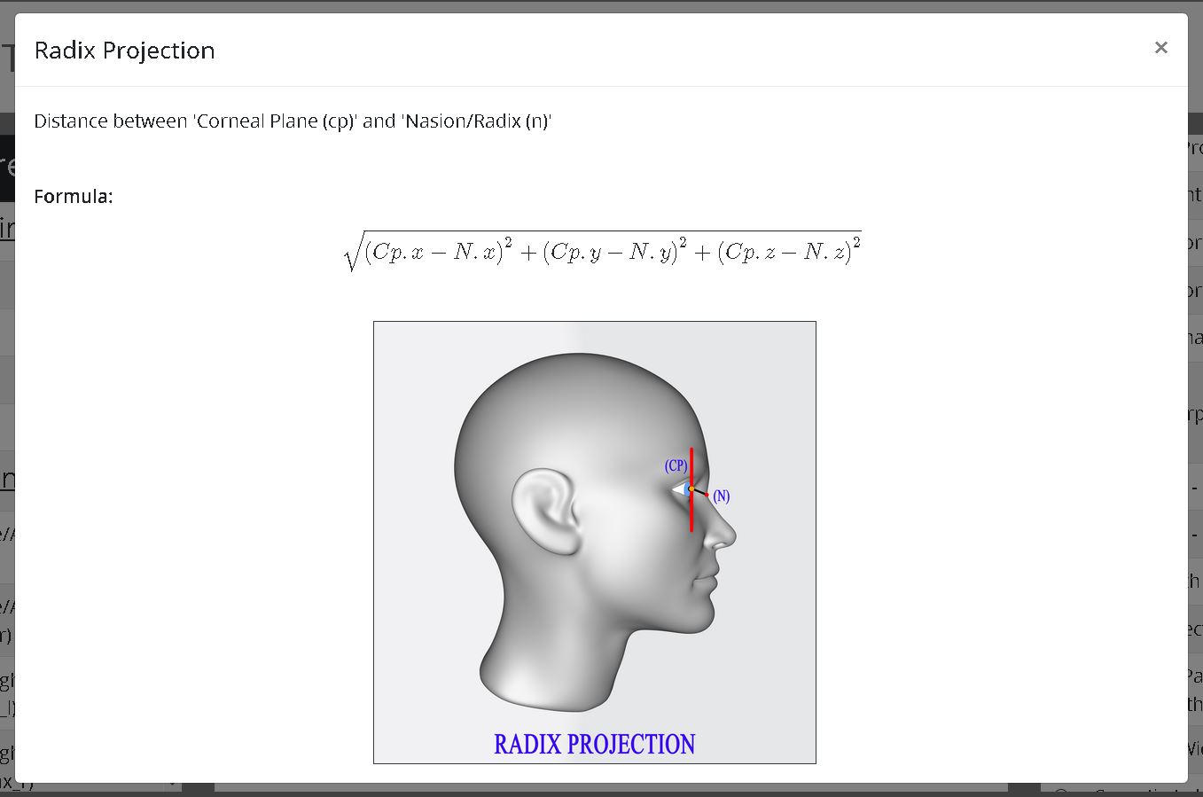 Radix Depth & Mid-Facial Height Details